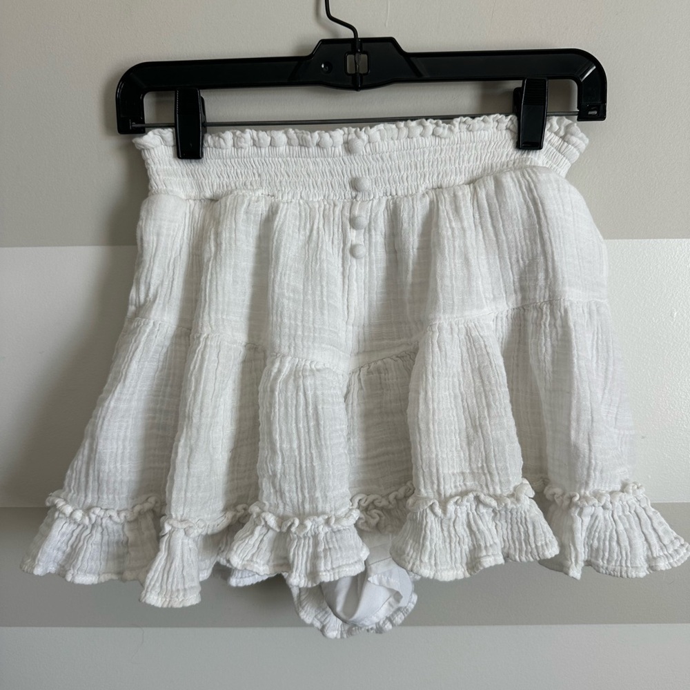 American Eagle Skort White Mini Skirt Skort/Shorts